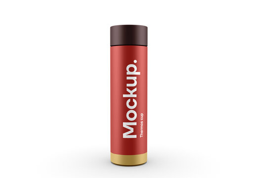 Thermo Water Bottle Mockup