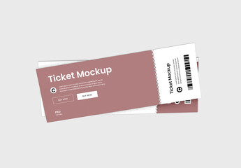 Tickets Design Mockup