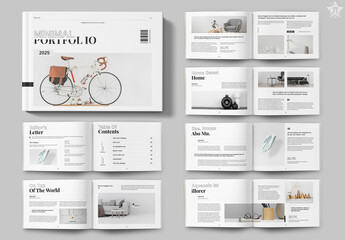 Minimal Portfolio Landscape Layout