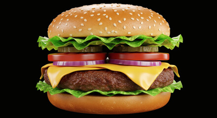 Juicy Cheeseburger generative AI