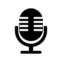 microphone icon vector illustration