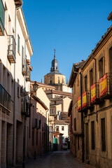 Views of Beautiful downtown Segovia