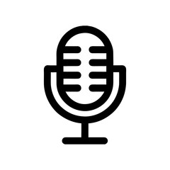 microphone icon vector illustration