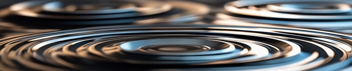 Close-up of a group of concentric circles. the circles are arranged in a circular pattern, with each circle having a different size and shape.