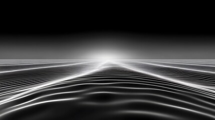 Abstract digital road