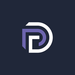 Letter D Logo vector design
