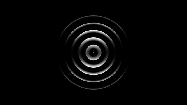 Radio waves background animation and Expanding graphics. Radio wave signal animated background.
