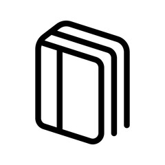 Book Icon Vector Symbol Design Illustration