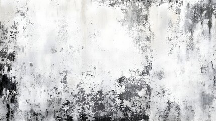 Fototapeta premium Dramatic Monochrome Abstract Grunge Texture with Aged Weathered Concrete Wall Background