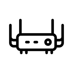 Obraz premium Router Icon Vector Symbol Design Illustration
