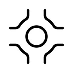 Highway Icon Vector Symbol Design Illustration