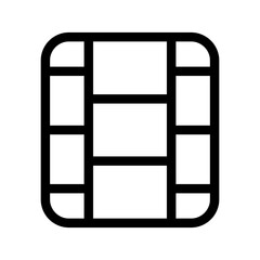 Film Icon Vector Symbol Design Illustration