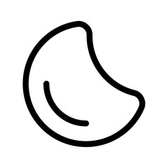 Moon Icon Vector Symbol Design Illustration