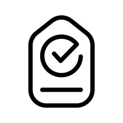Tag Icon Vector Symbol Design Illustration