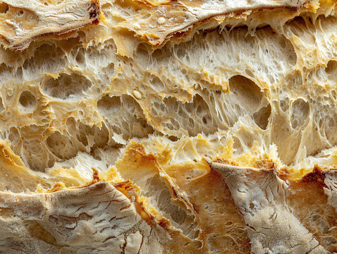 macro bread texture 