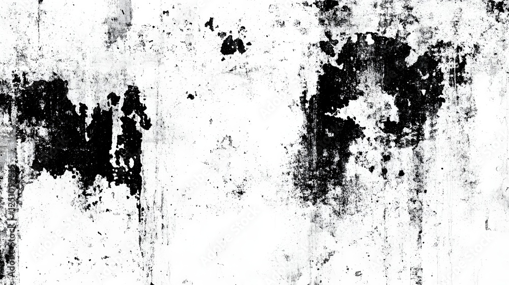Poster dramatic monochrome grunge texture with vintage worn and distressed wall surface abstract aged and d