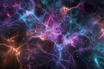 Abstract Visualization of Quantum Entanglement, Superposition and Tunneling