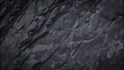 Fototapeta premium Dark blue slate rock texture background with rough, cracked layers of stone, creating a natural, rugged surface. Ideal for nature, geology, or abstract design projects