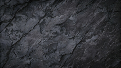 Dark blue slate rock texture background with rough, cracked layers of stone, creating a natural, rugged surface. Ideal for nature, geology, or abstract design projects