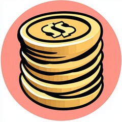 Stacked coins represent savings and monetary growth in finance discussions