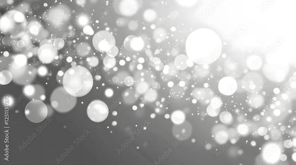 Aufkleber sparkling glitter bokeh lights and abstract holiday background perfect for festive year s and winter