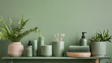 Eco-friendly living shades of green inspiration natural surroundings visual guide sustainable mindset environmental harmony