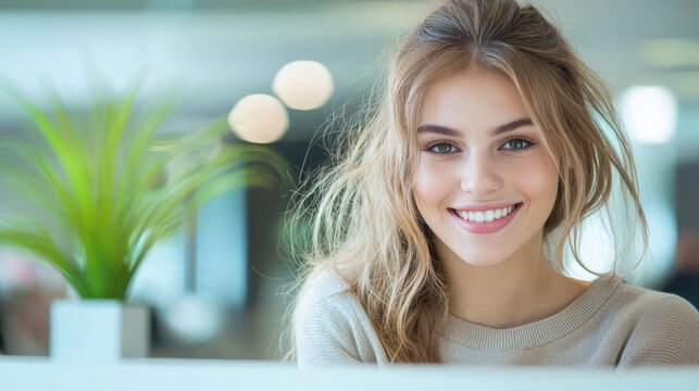 A bank teller smiling warmly while assisting a customer across the counter, representing trust, reliability, and personalized financial support.