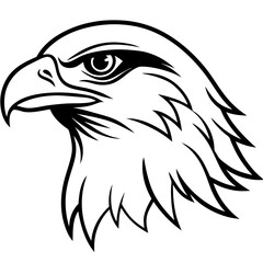 eagle head vector