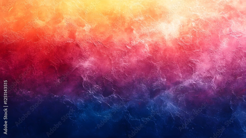 Aufkleber Vibrant fiery swirls of colorful abstract fluid gradient backdrop with a sense of energy motion and ethereal beauty  The dynamic composition features a mesmerizing surreal