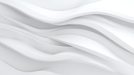 Obraz premium Abstract White Wave Forms Design Background