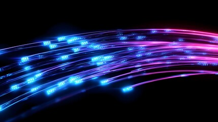 światłowód, makrofotografia, technologia, dane, internet, prędkość, cyfrowy świat, transmisja danych, przyszłość, telekomunikacja, optyka, high-tech, cyberbezpieczeństwo, światłowody, IT, komputer, cy