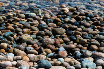 pebbles on the beach
