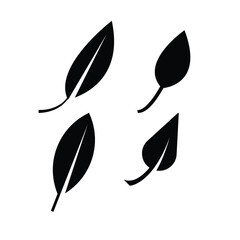 Leaves silhouette vector,