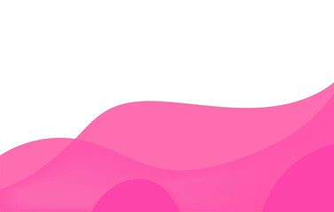 Abstract simple gradient pink background. flat pink gradation. wavy background