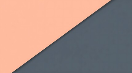 Abstract Peach and Gray Diagonal Design
