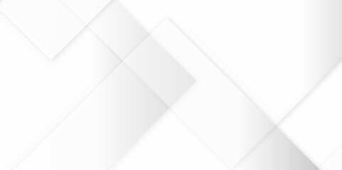 Vector Modern white and gray technology concept diamond triangle geometric line background. modern white and grey gradient color geometric backdrop design cube pattern background for website banner.