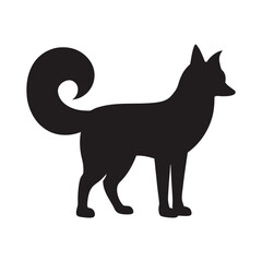 fox silhouette vector