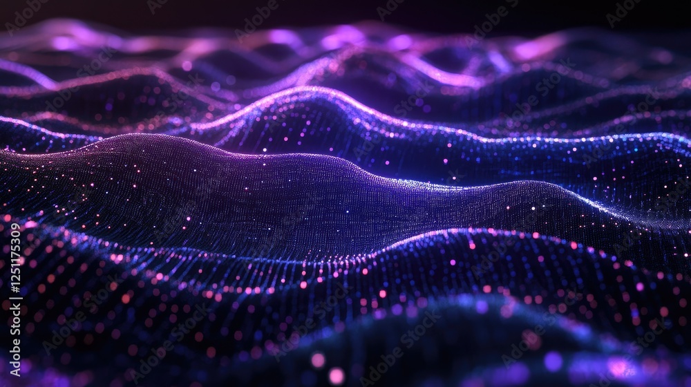 Poster digital transformation concept with ai-powered data analytics.