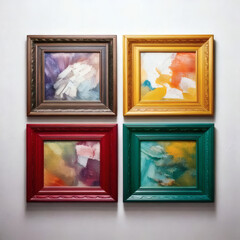 Vibrant Abstract Paintings generative AI