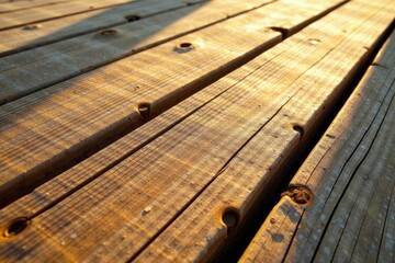 Deep grooves, sun-bleached wood, showing rich history, pattern, weathered wood texture, vintage