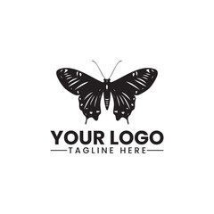  butterfly logo vector illustration moth logo vector