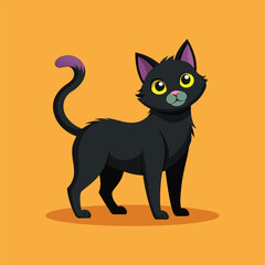 Obraz premium black cat.eps