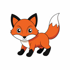 Obraz premium cautious-fox.eps