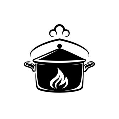 cooking pot vector
