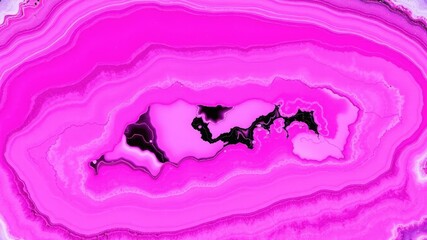 Obraz premium abstract agate background with swirling pink circles and white veins, nature inspiration, geological formations