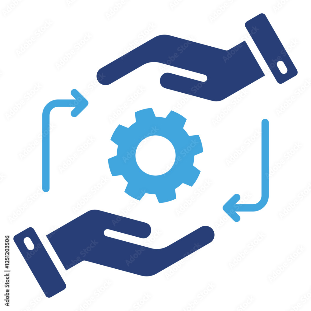 Poster Change Management icon sheet multiple style collection