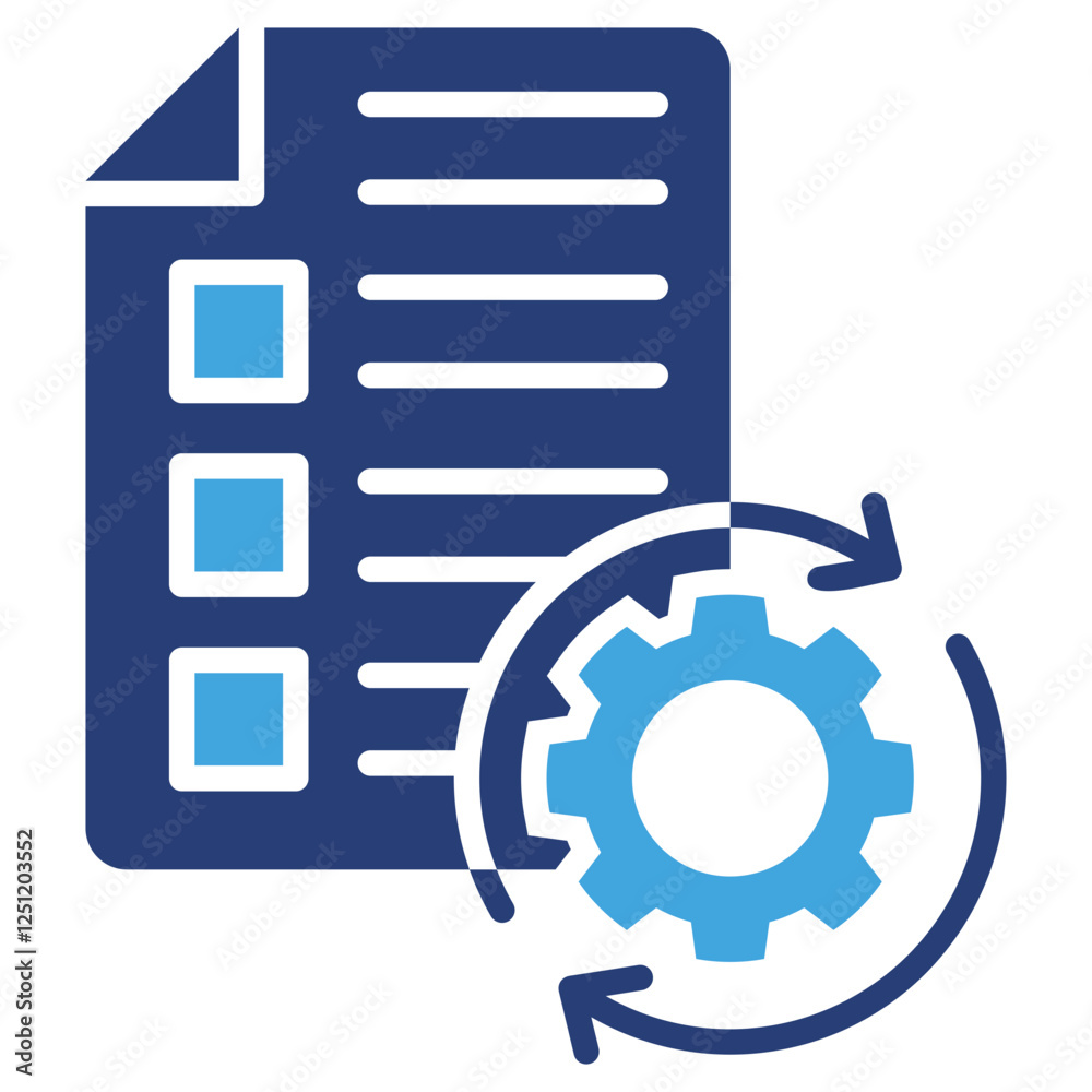 Poster Execute icon sheet multiple style collection