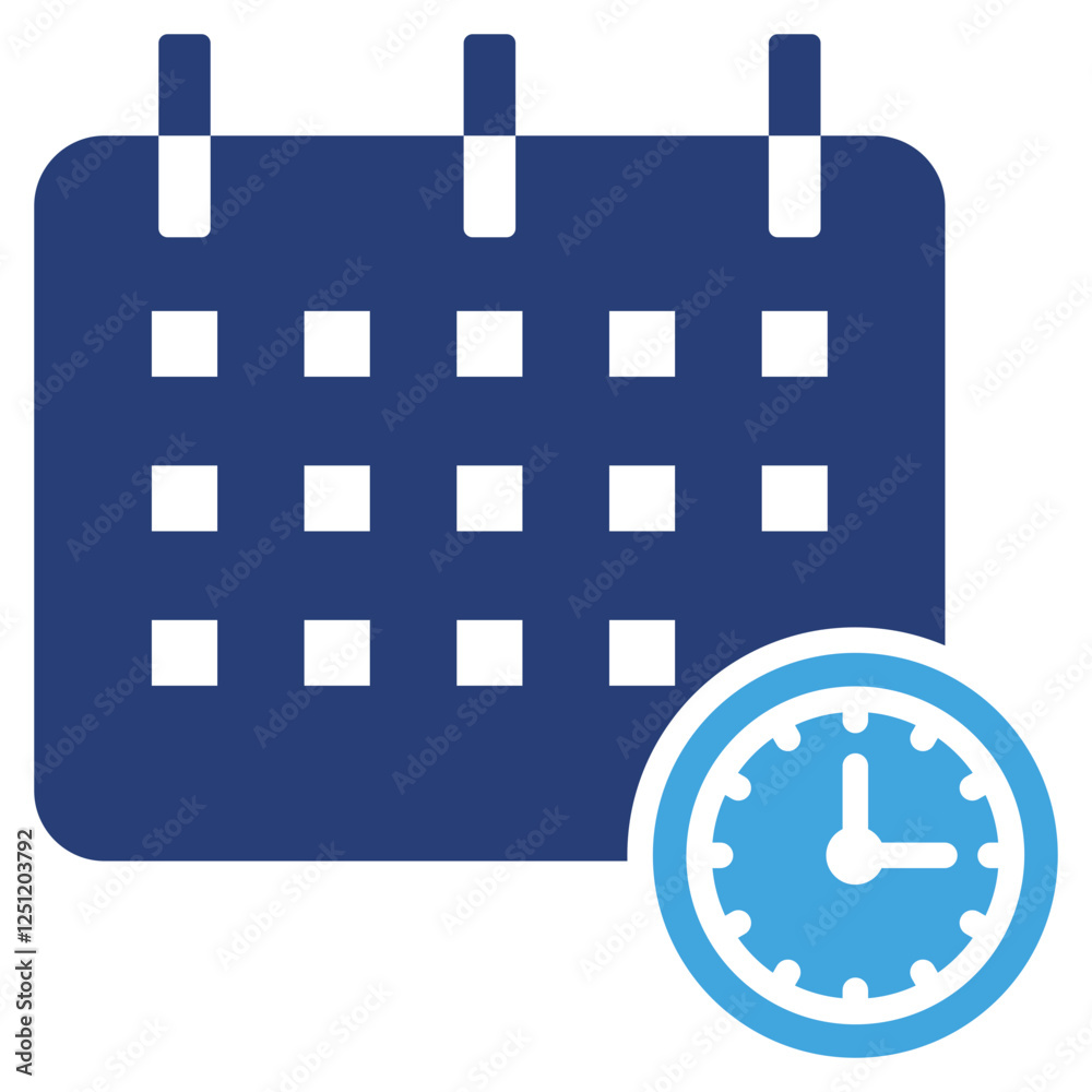 Aufkleber schedule icon sheet multiple style collection