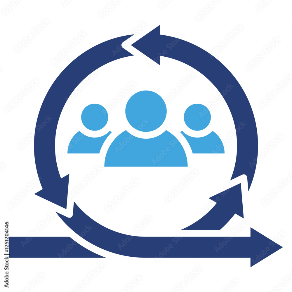 Poster Agile icon sheet multiple style collection