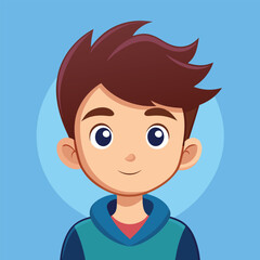 Cartoon boy avatar,